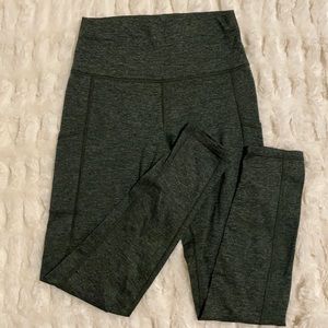 Forest Green Hugger High Waisted Legging
